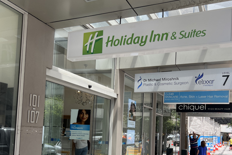 Oxford Street entrance to Physio Fitness Bondi Junction