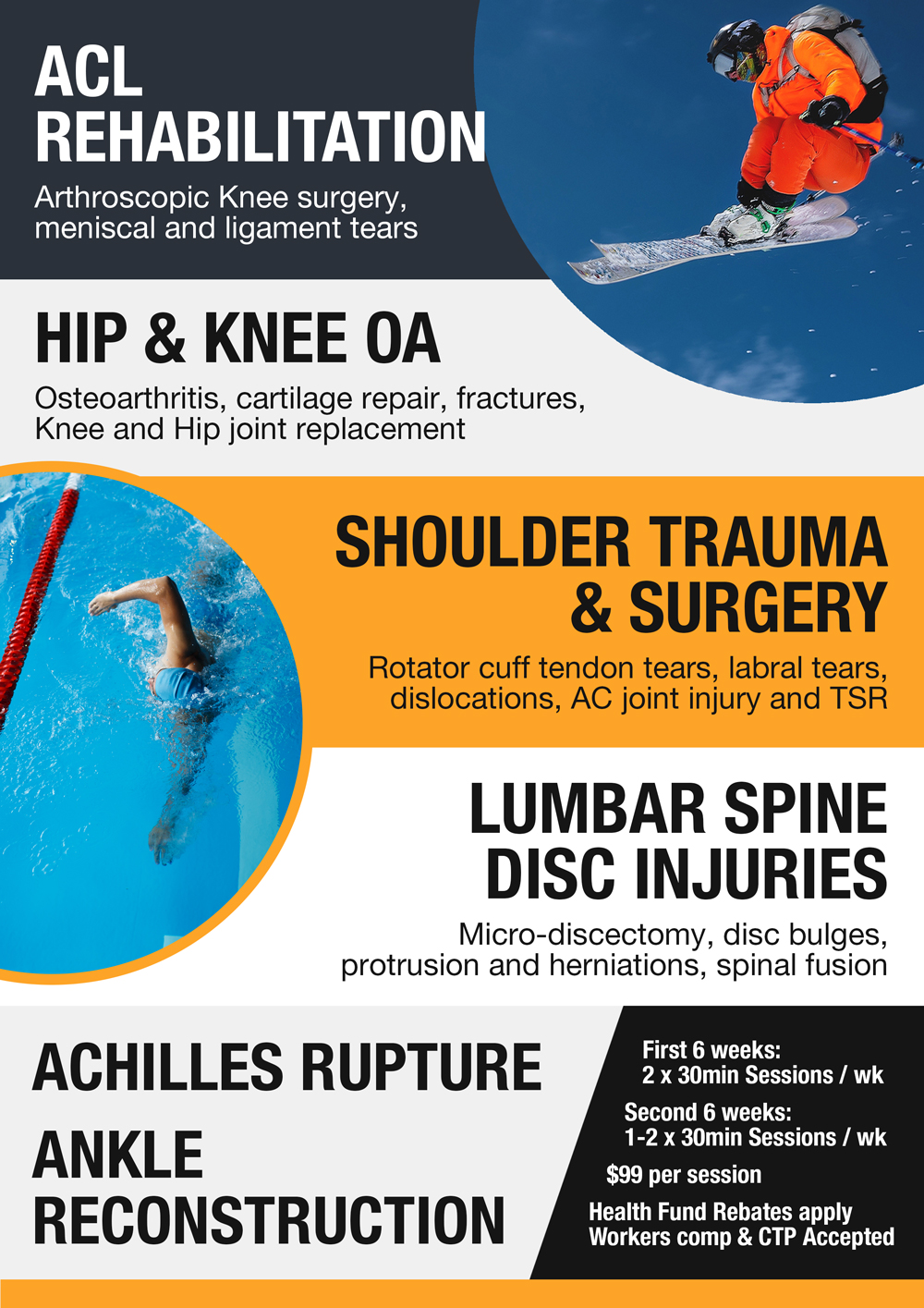 Physio Package Flyer - Back